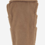 Gilet in Teddy in cammello e seta BREDA1234 001 MAX MARA 