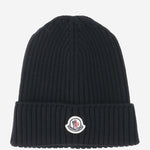 BERRETO IN LANA CON LOGO 3B00012M1131 999 MONCLER ENFANTS 