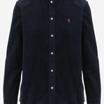 CAMICIA IN VELLUTO DI COTONE CON LOGO 211A93203 008 POLO RALPH LAUREN 