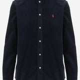 CAMICIA IN VELLUTO DI COTONE CON LOGO 211A93203 008 POLO RALPH LAUREN 