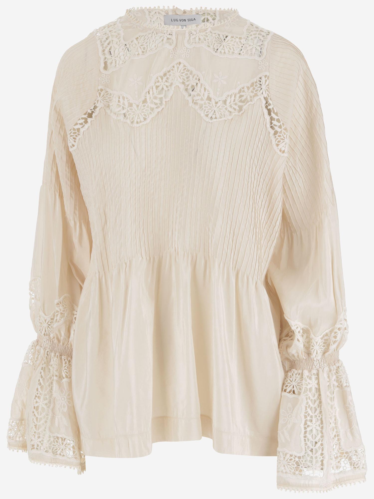 TOP COSIMA IN COTONE LVSSS2025214  LUG VON SIGA 