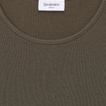 TANK TOP CASSANDRE IN COTONE 842992 Y37EC1365 SAINT LAURENT 