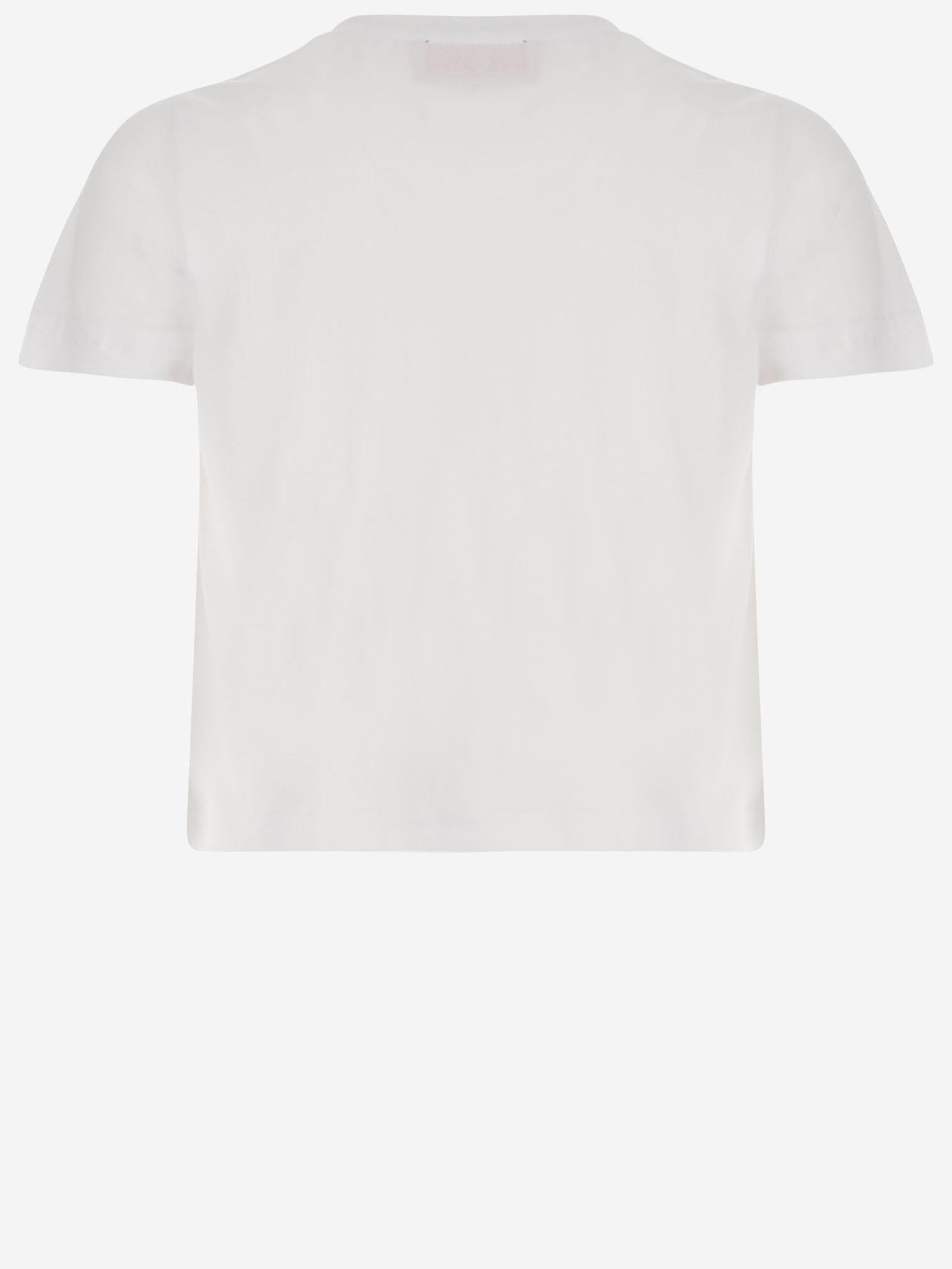 T-SHIRT IN COTONE CON LOGO IN PAILLETTES J02371 KYAUNK100 DIESEL KIDS 