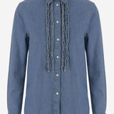 CAMICIA IN CHAMBRAY DI COTONE 5434V062 01998 ASPESI 