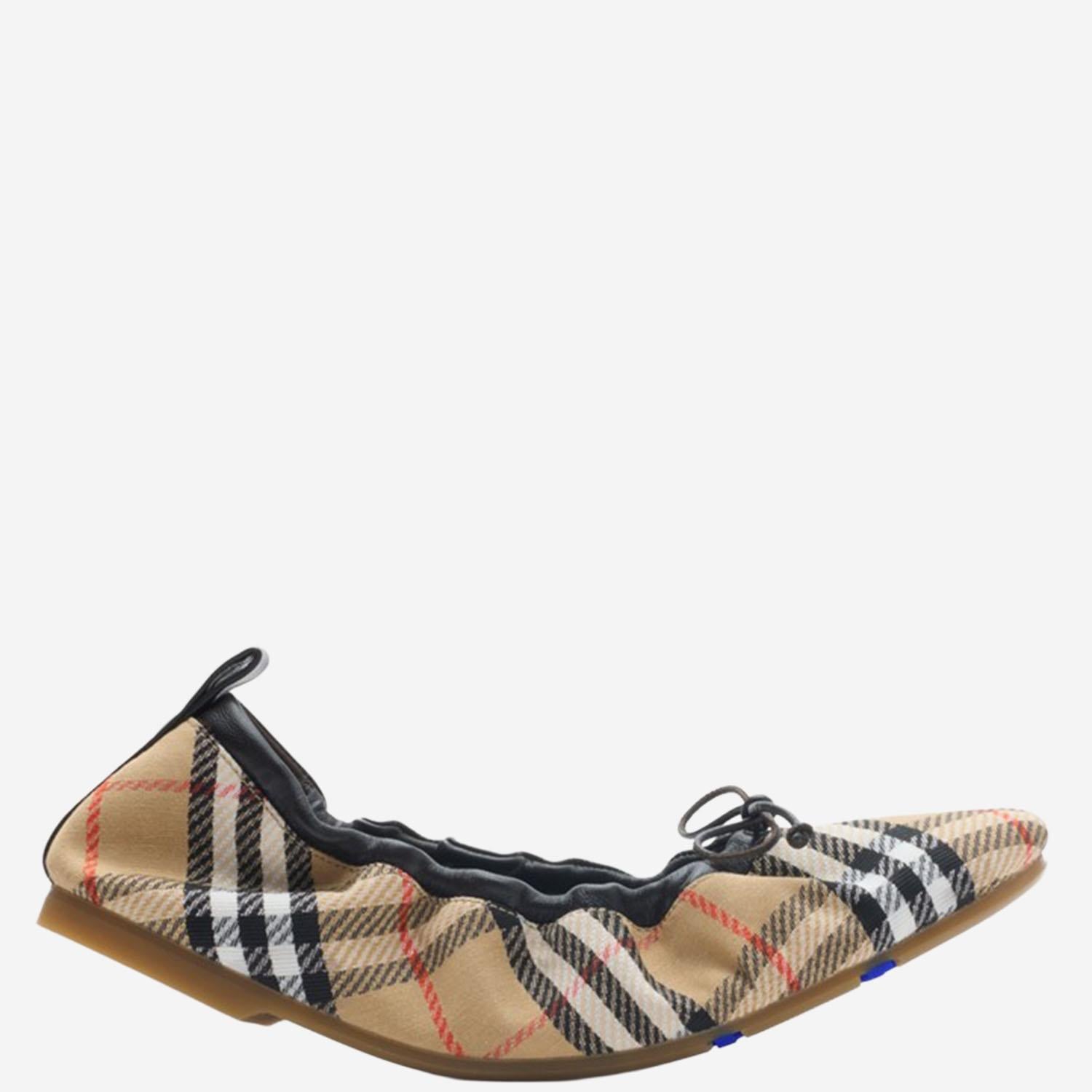 BALLERINE FAWN CHECK 8121103 SANDIPCHECK BURBERRY 