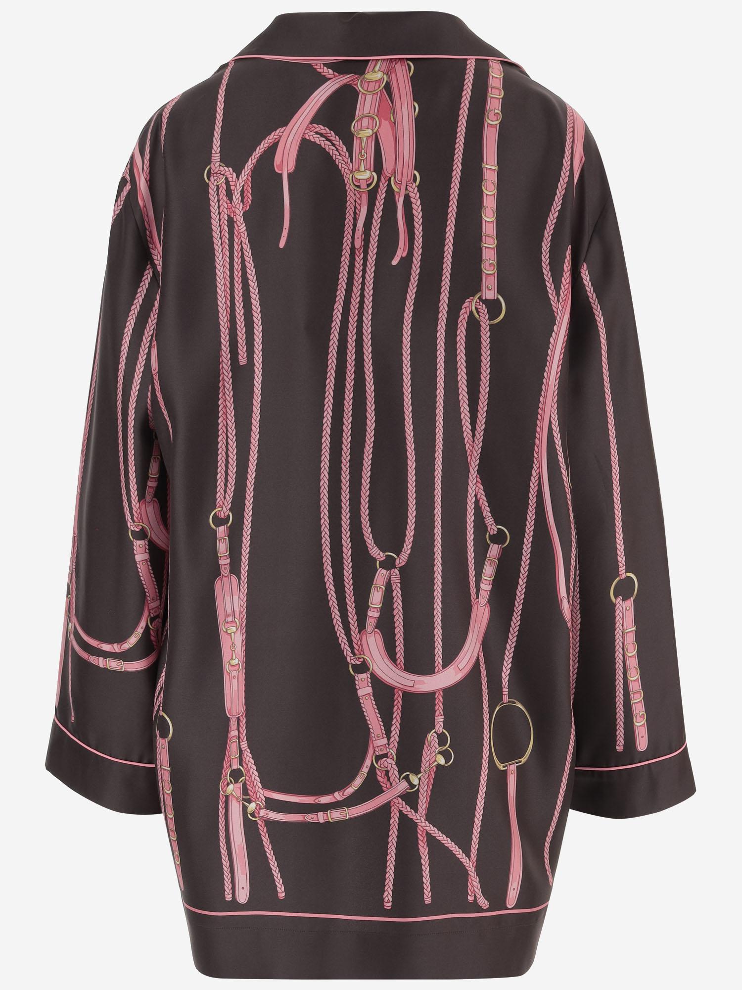 CAMICIA IN SETA 848553 ZAT9Y2083 GUCCI 