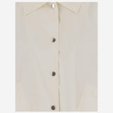 GIACCA IN COTONE CON LOGO J04AM0001 J45026103 JIL SANDER 