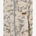 GIACCA IN COTONE STRETCH CON MOTIVO CAMO S04BJAW00008 905 BONPOINT KIDS 