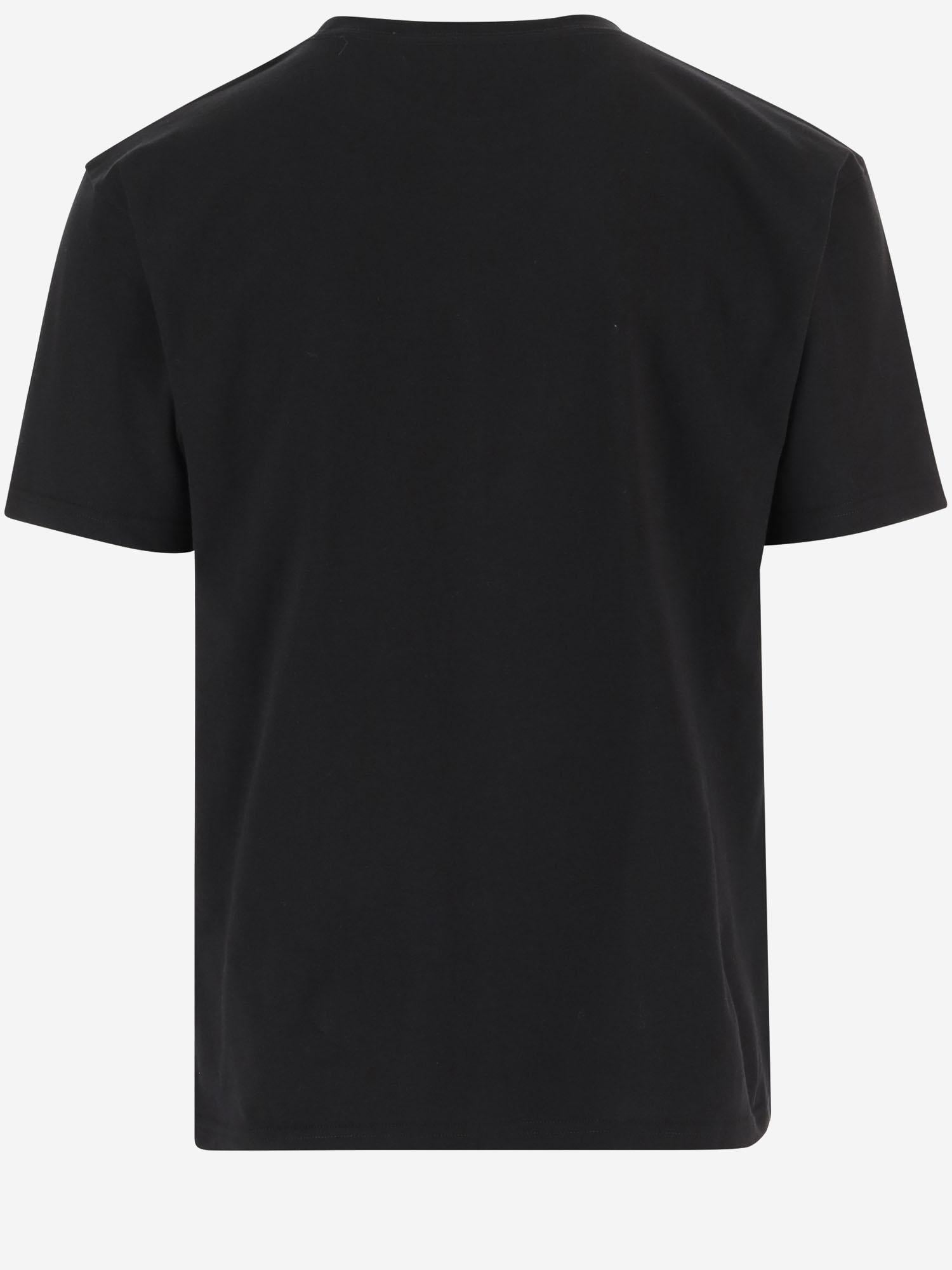 T-SHIRT IN COTONE CON STAMPA 7V0MG16P B6E0NR VALENTINO 