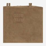 BORSA A TRACOLLA BEAU IN PELLE SCAMOSCIATA 5BB117 2CSSF0393 MIU MIU 