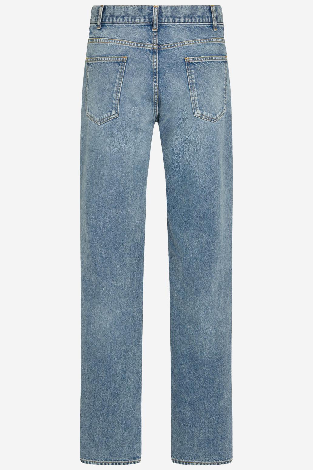 Jeans Fred in denim di cotone 619W3874 MDB THE ROW 