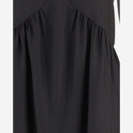 ABITO IN SETA CON DETTAGLIO IN PIZZO 10752W3960 BLK THE ROW 