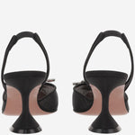 Begum Slingback in mesh BEGUMMESHSLING BLACK AMINA MUADDI 