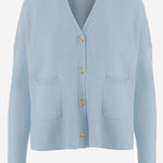 CARDIGAN IN LANA E CASHMERE 26217740 10 ALLUDE 
