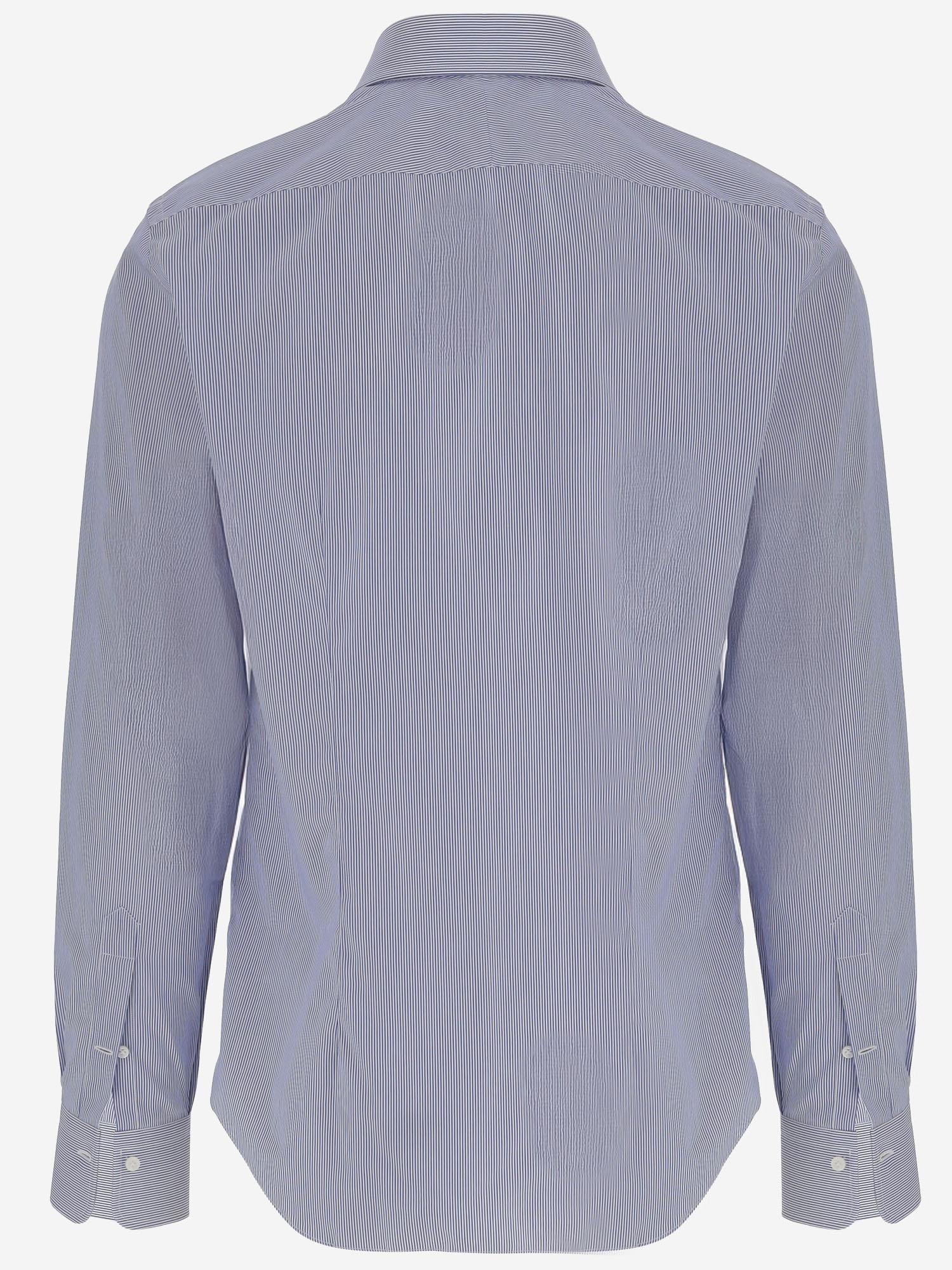 CAMICIA IN COTONE CON MOTIVO A RIGHE BP12G7T W015607 GHERARDI 