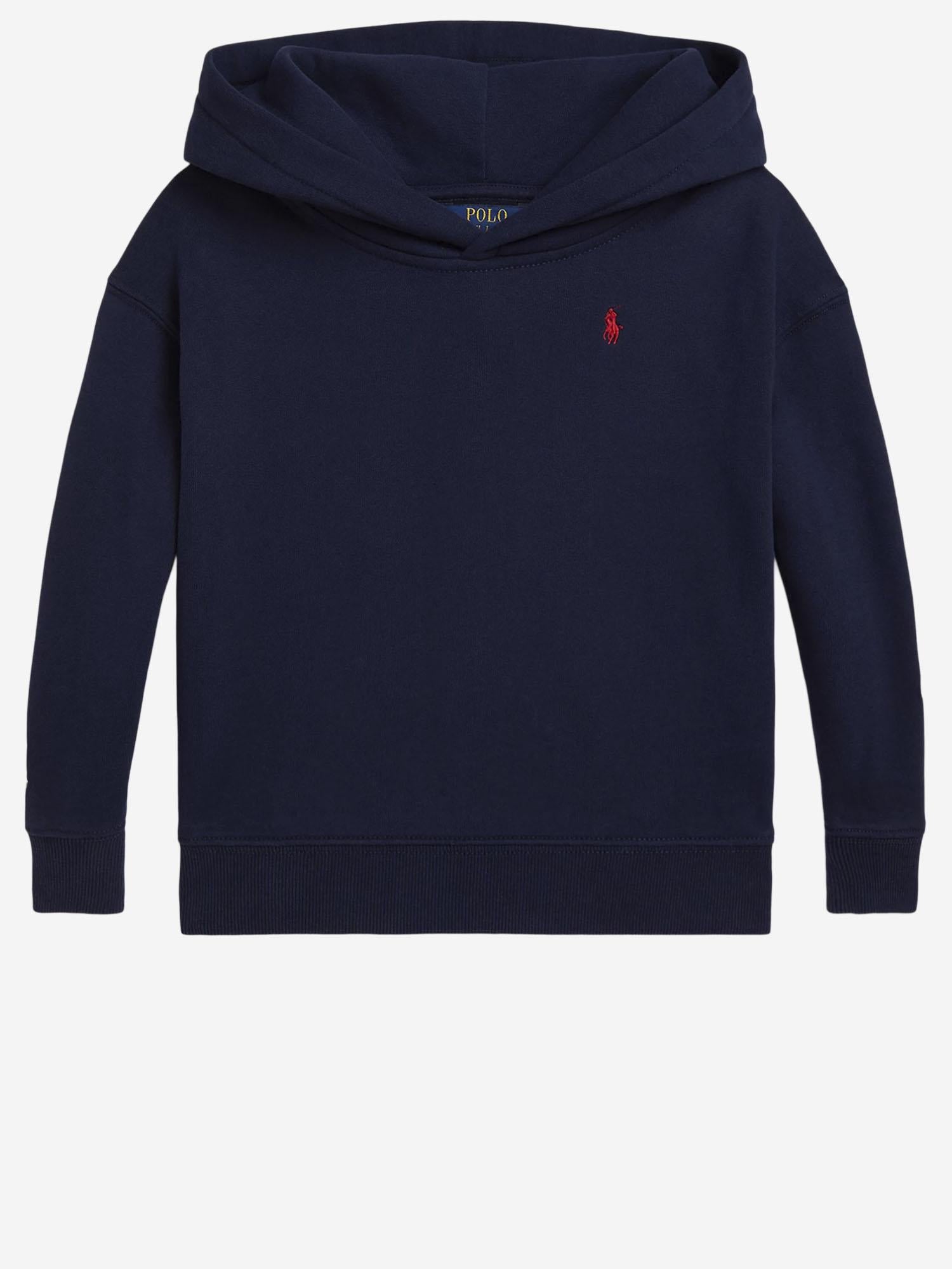 FELPA IN MISTO COTONE CON LOGO 313979043 001 POLO RALPH LAUREN KIDS 
