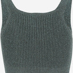 TOP IN MISTO VISCOSA 064 VERDE COLOUR MARKET 