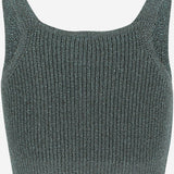 TOP IN MISTO VISCOSA 064 VERDE COLOUR MARKET 