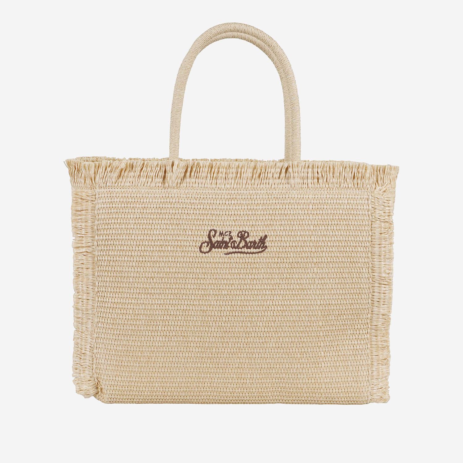 BORSA IN MISTO COTONE CON LOGO VANI021 00342L MC2 SAINT BARTH 