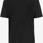 T-SHIRT FOLLOWING YONDER STAR IN COTONE STRETCH NERO WHITE BINI SILVIA 