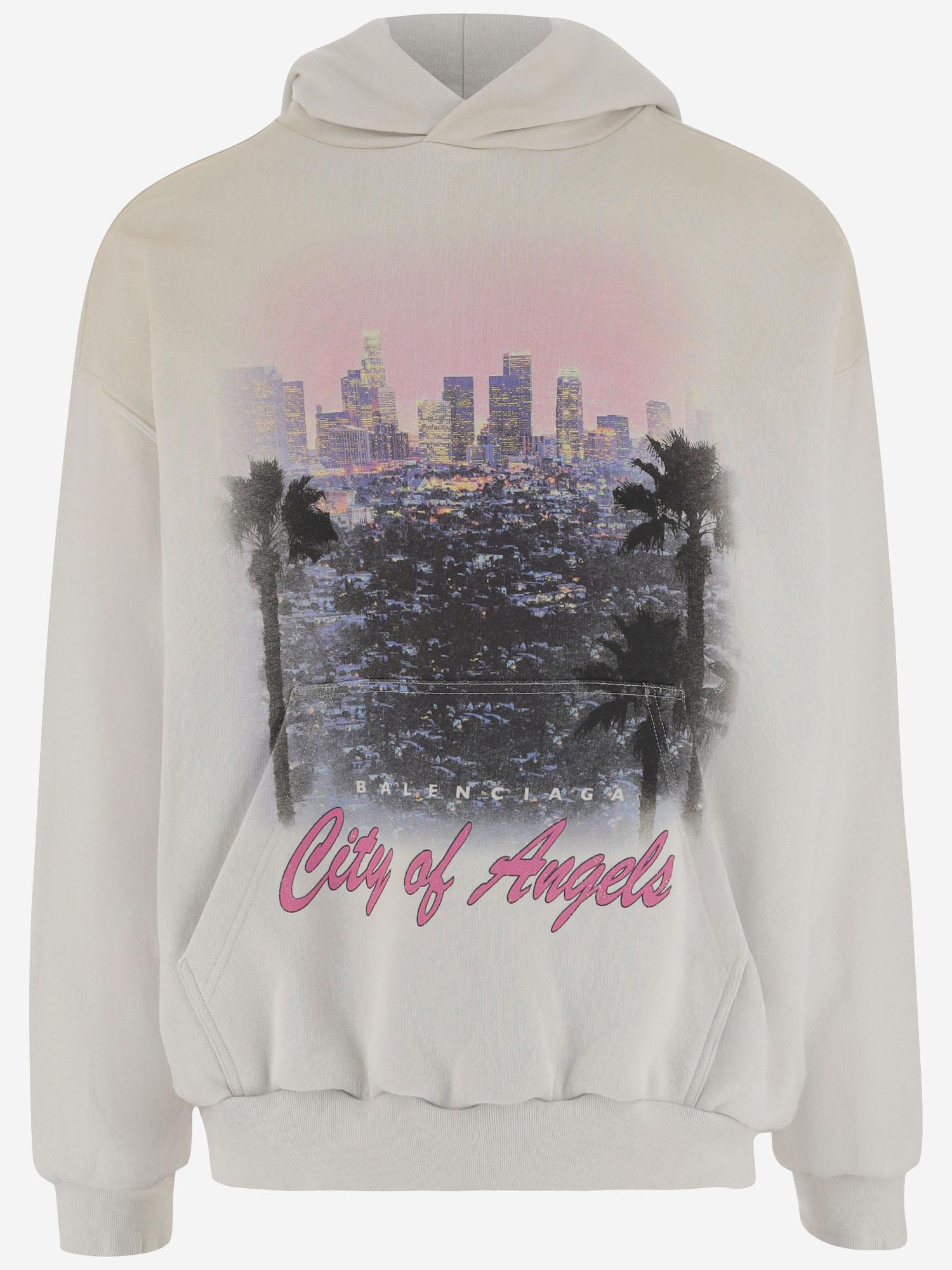 FELPA CITY OF ANGELS IN COTONE 767877 TSVR39012 BALENCIAGA 
