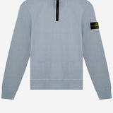 PULLOVER IN COTONE CON MEZZA ZIP 6100013 S0040V004A STONE ISLAND KIDS 