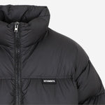PIUMINO IMBOTTITO IN NYLON CON LOGO UE54JA660B BLACK VETEMENTS 