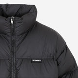 PIUMINO IMBOTTITO IN NYLON CON LOGO UE54JA660B BLACK VETEMENTS 