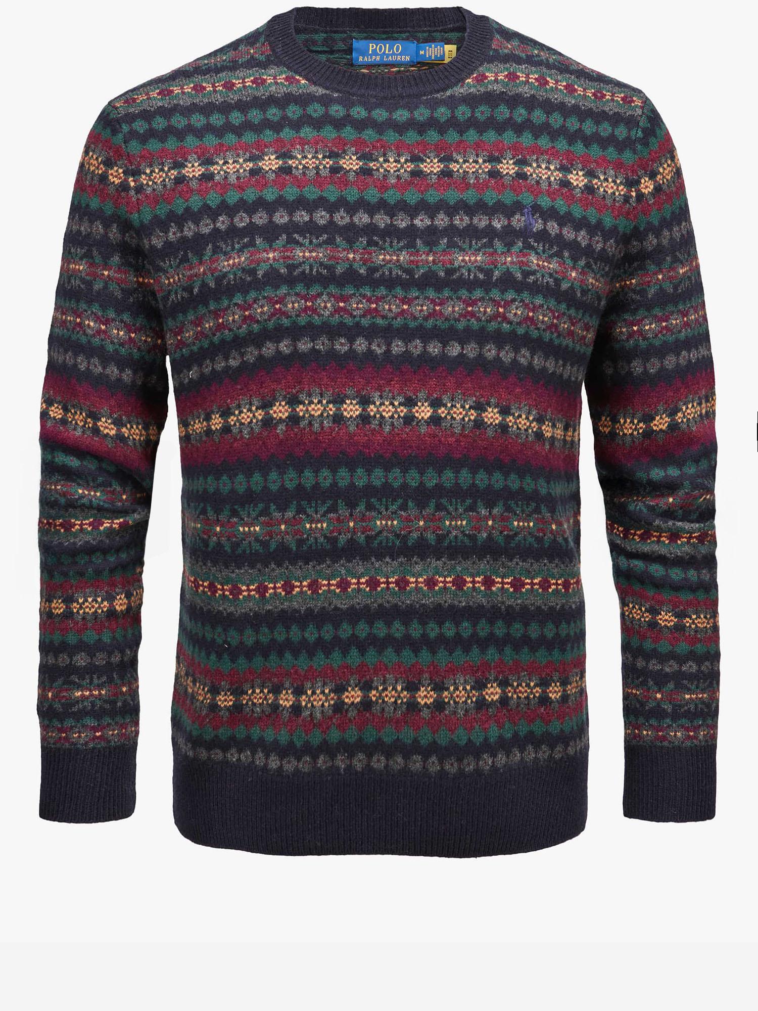 Maglia in lana a trama geometrica 710981615 001 POLO RALPH LAUREN 