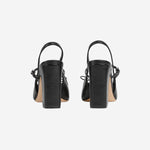 Décolleté slingback in pelle con Morsetto 845891 AAFK11000 GUCCI 