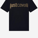 T-SHIRT IN COTONE CON LOGO 80PAHE21 CJ110G89 JUST CAVALLI 