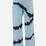 JEANS IN COTONE CON MOTIVO TIE-DYE DAM26TU2 BLUE DONT @ ME 