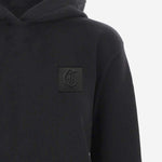 FELPA IN COTONE CON CAPPUCCIO E LOGO 80OAIT05 CF500899 JUST CAVALLI 