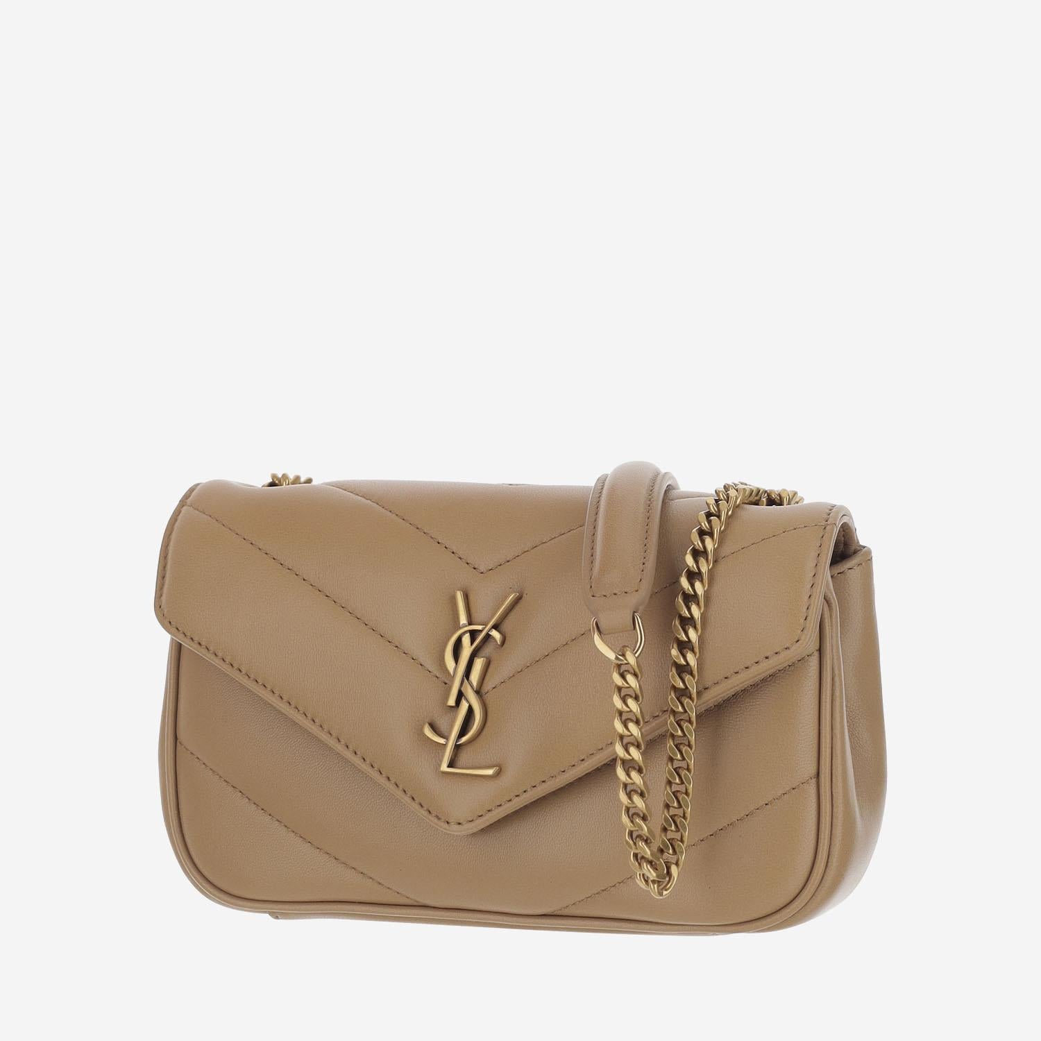 Borsa loulou mini in pelle 821749 AAEAX2357 SAINT LAURENT 