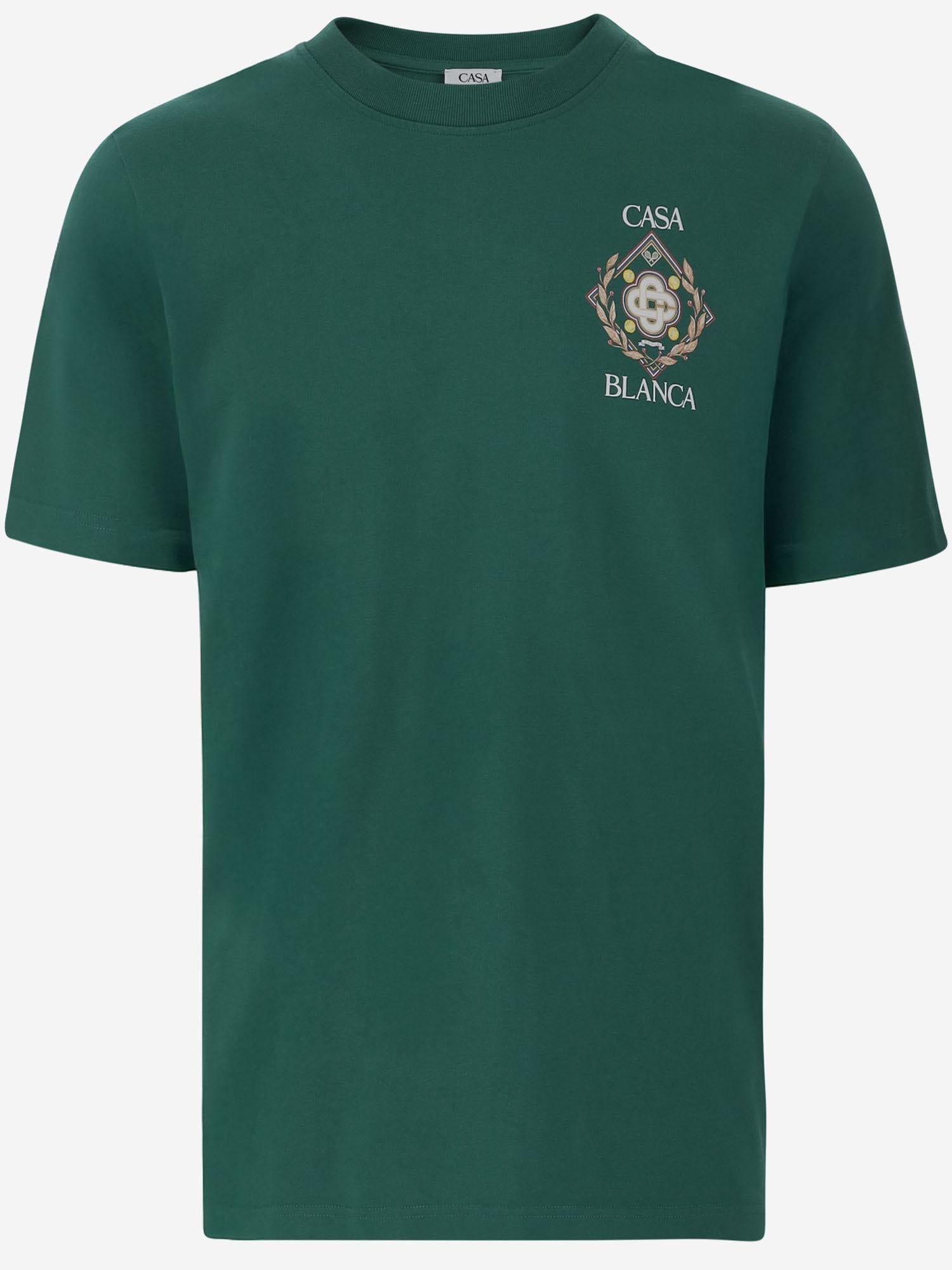 T-SHIRT IN COTONE CON LOGO MPF25JTS001 13 CASABLANCA 