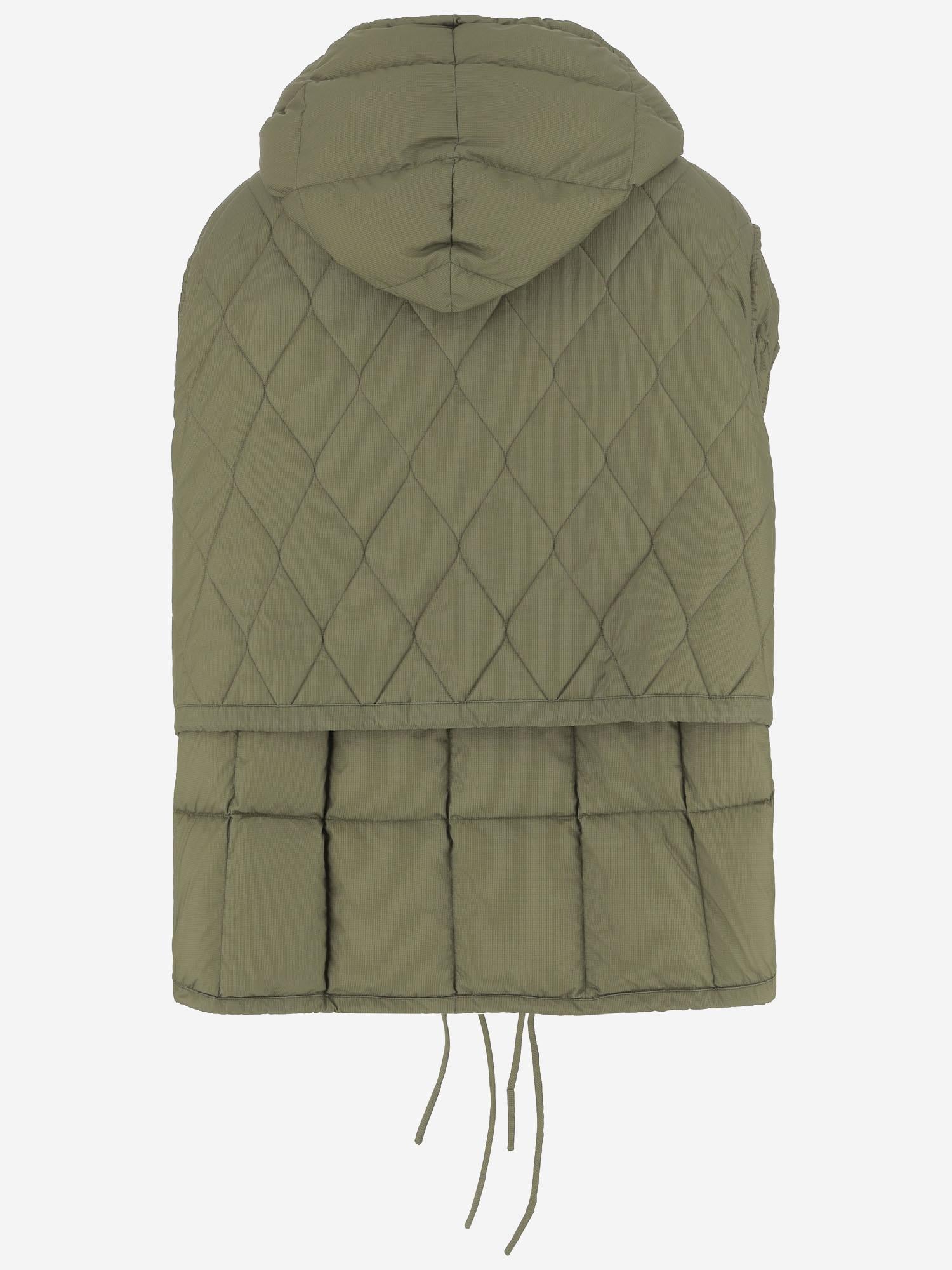 GILET EMBER IN NYLON EMBER VEST KETCHUPKHAKI IENKI IENKI 