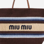 BORSA SHOPPING CON LOGO 5BG228 2DO3F04EM MIU MIU 