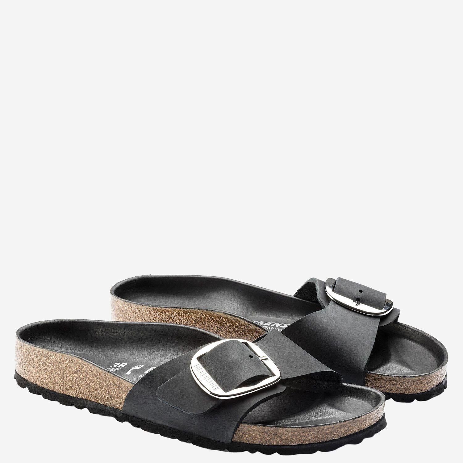 SANDALI MADRID BIG BUCKLE 1006523 BLACK BIRKENSTOCK 