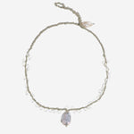 COLLANA CON CRISTALLI e perla VLACOSACHAMP PEARL MELA 