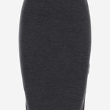 GONNA A TUBINO IN LANA CASHMERE E SETA 762406 Y76JC1206 SAINT LAURENT 