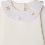 BODY IN COTONE CON COLLETTO RICAMATO S06NUNK00003 002 BONPOINT KIDS 