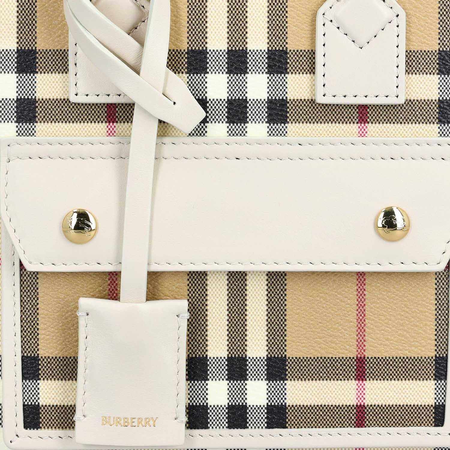 BORSA TOTE FREYA 8125134 VNTGCHKSOAP BURBERRY 