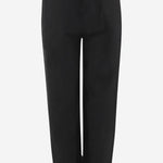 PANTALONI IN LANA CON RISVOLTO 10772W4369 BLK THE ROW 
