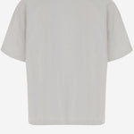 T-SHIRT IN JERSEY DI COTONE CON LOGO J54GC0011 J45148058 JIL SANDER 