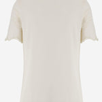 T-SHIRT IN MISTO SETA J01NF0006 J20341105 JIL SANDER 