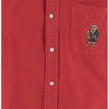 CAMICIA OXFORD IN COTONE CON RICAMO POLO BEAR 710P00662 004 POLO RALPH LAUREN 
