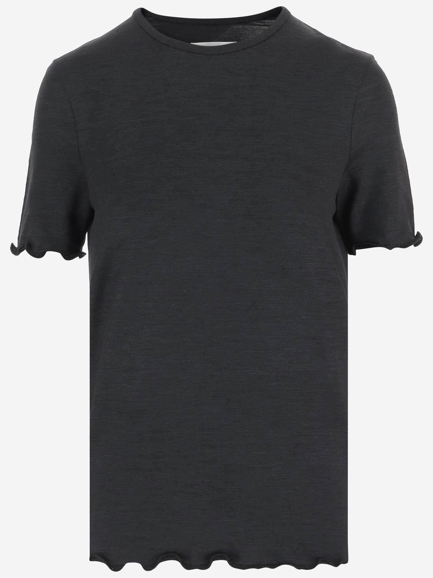 T-SHIRT IN MISTO SETA J01NF0006 J20341001 JIL SANDER 