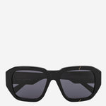 OCCHIALI DA SOLE BROKEN COSMO CON LOGO BROKENCOSMO ALLBLACK FACE HIDE 