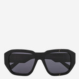 OCCHIALI DA SOLE BROKEN COSMO CON LOGO BROKENCOSMO ALLBLACK FACE HIDE 