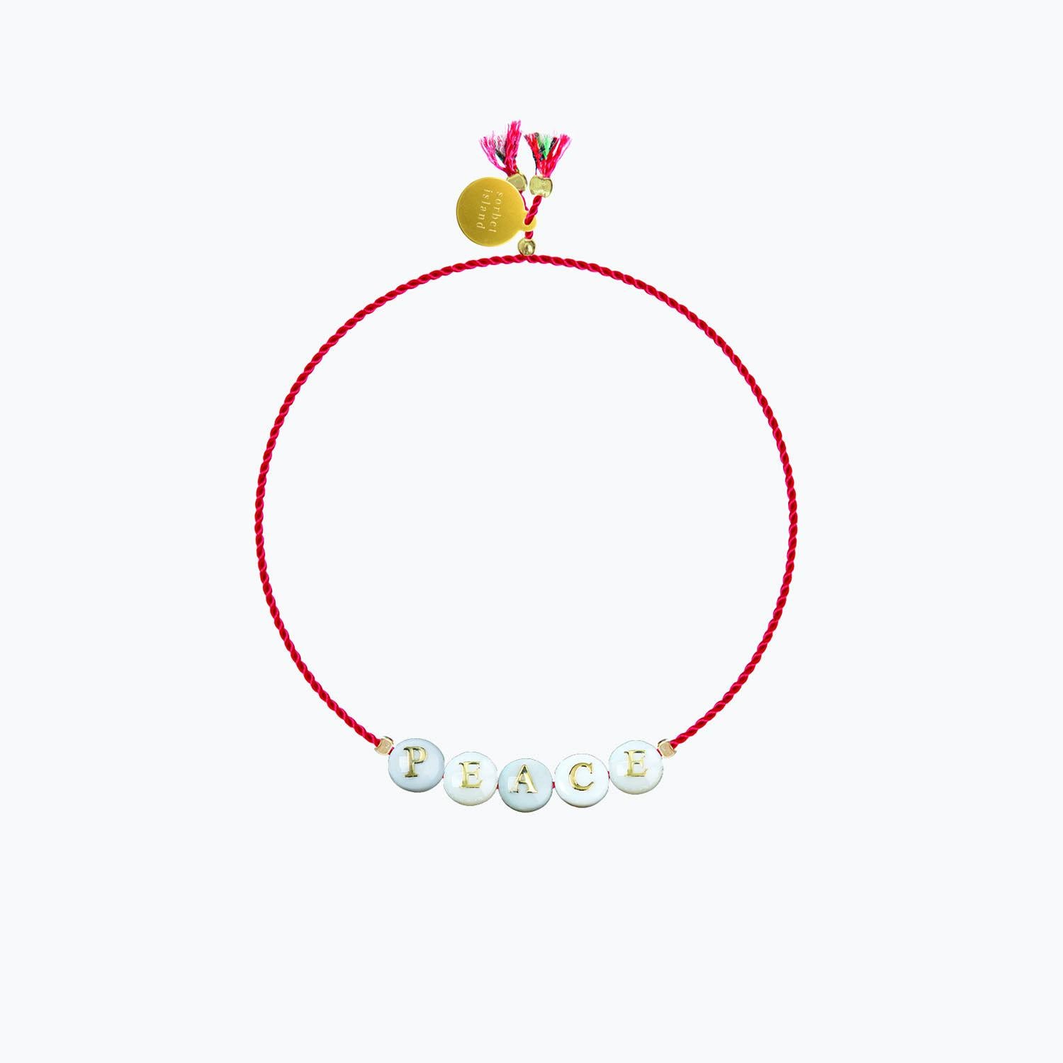 BRACCIALE SHELL CON PERLE IN VETRO SHELLPEACE  SORBET ISLAND 